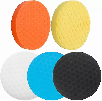 Polishing Pad 7  Car Waxing Polish Foam Sponge Kit Buffer Polisher Buffing Wheel • $16.99