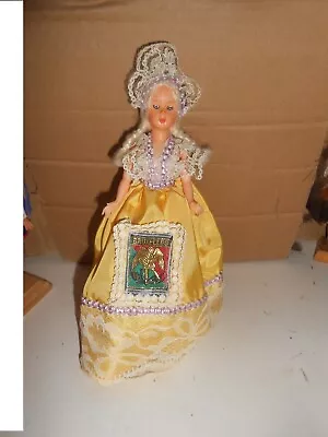 Vintage Doll From Brussels Belgium In Belgian National Dress Costume Figure • £1.99