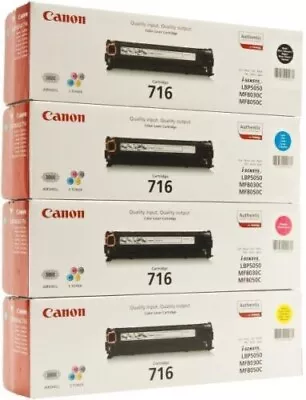 Canon 716 Laser Toner - Set Of 4 • £100