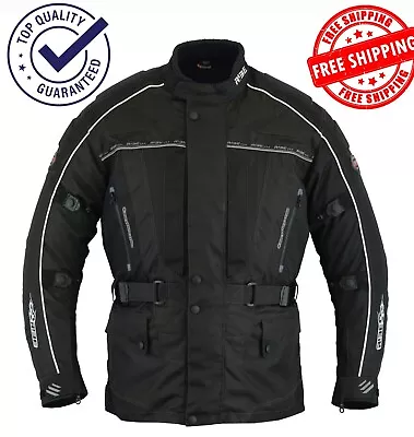 Mens Mesh Air Vent Technology Summer Motorbike / Motorcycle Textile Jacket • $79.99