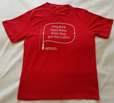 Coca-Cola Recycling T-Shirt Size Medium New • £6.99