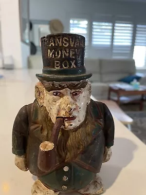 Antique Kruger Transvaal Cast Iron Money Box. Very Collectable. • $500