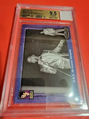 Elvis Presley Event Worn Underwear Relic Graded Bgs 9.5 Gem Card Uss Arizona Ben • $79.95