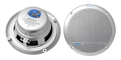 Lanzar AQ5DCS 5.25  Inch Outdoor Boat Patio Marine In Wall Waterproof Speakers • £26.90