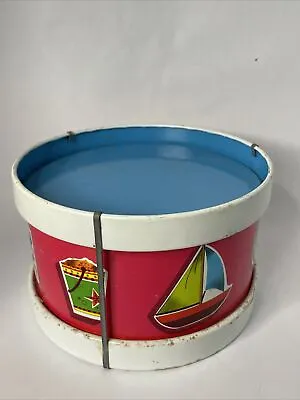 VINTAGE OHIO ART METAL CHILDRENS DRUM Toy • $7.99