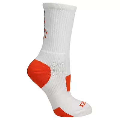 ASICS Flash Point Crew Socks Mens White Athletic ZK2261-0115 • $7.99