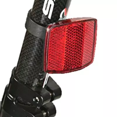 Front Rear Road Bike Warning Light Reflector Reflective Lens Safety Accessories • $3.82