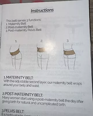 NeoTech Care Pregnancy Belly Band Maternity Belt Support For Back Abdomen & Pe • £9.64