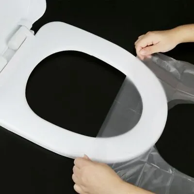 £15.98 • Buy Travel Disposable Toilet Seat Covers Waterproof Plastic Toilet Seat