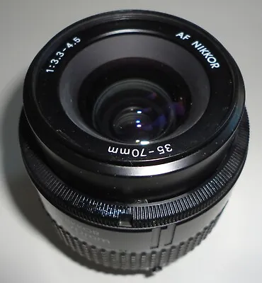 Nikon AF Nikkor 35-70mm 1:3.3-4.5 Zoom Macro Lens 35mm SLR Film DSLR Digital • $29.99