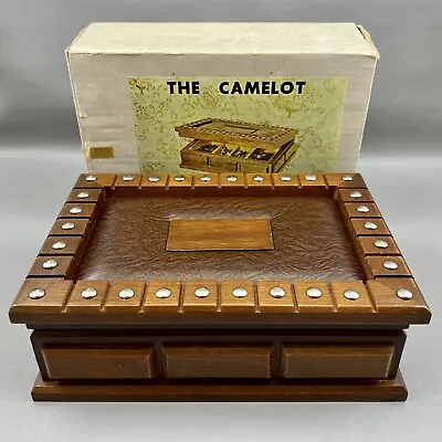 Vintage London Leather The Camelot Jewelry Box Made In Taiwan W/ Original Box • $21.70