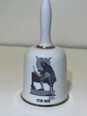 Norman Rockwell First Limited Edition Bi- Centennial Bell.  Missing Clapper • $10.99