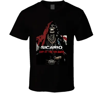 $27.50 • Buy Sicario Day Of The Soldado Drug War Movie Mexico Cartel Movie T Shirt