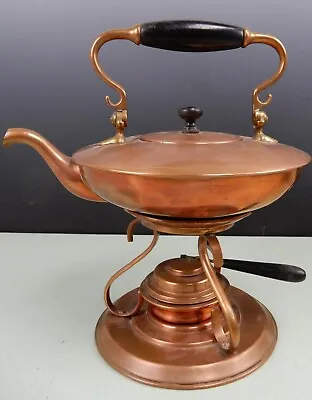 Vintage S & C Sternau Trade Mark Copper Stand And Kettle • $59.99