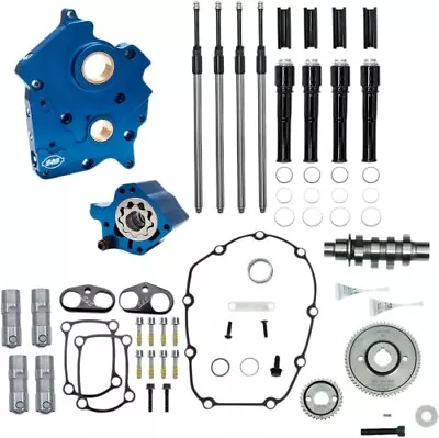 S&S 475G Cam Chest Kit Gear Drive Oil Cooled W/Black Pushrod Tubes Harley • $2822.43
