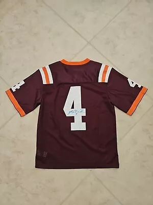 Virginia Tech Jersey #4 Signed (Possibly David Wilson) Vintage. Kids Small • $75