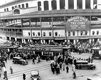 1935 Chicago Cubs Vs Tigers WRIGLEY FIELD Glossy 8x10 Photo World Series Print  • $5.49