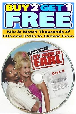 My Name Is Earl (DVD) Second Season 2 Disc 4 Replacement Disc U.S. Issue! • $5.99