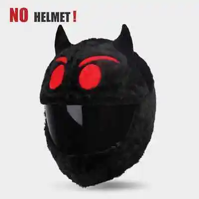 Funny Motorcycle Helmet Plush Protective Cover NEW • $17.69