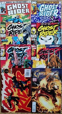 Ghost Rider Vol 1 46 74 Vol 2 5 6 29 38 And 76  Vol 6 #5 Lot • £4