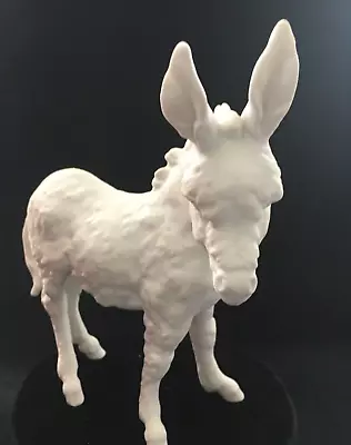 Kaiser Fine Bisque White Donkey Figurine • $75