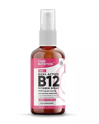 B12 Spray 60ml 3000mcg Per Serving 2 Month Supply Made In UK | Berry Flavour • £19.68