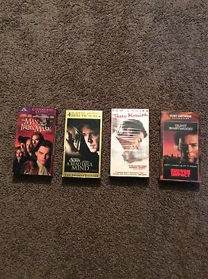 Lot Of 4 Video Tapes Movies • $10.50