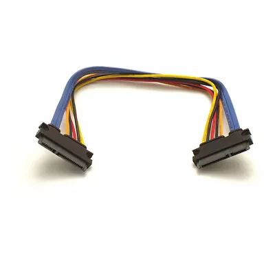 22 Pin SATA Female To 22 Pin SATA Female Power And Data Cable - 12 Inches • $3.75
