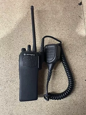 Motorola PR 1500 VHF  Two Way Radio  AAH79KDC9PW5BN Battery Antenna Mic • $74.99