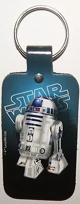 DISNEY STAR WARS Force Awakens R2-D2 Leather Key Chain NEW  • $8.39