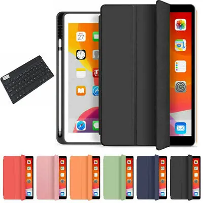 $29.89 • Buy For Apple IPad Pro 10.5in 11in Leathaer Folding Folio Case Cover With Pen Holder