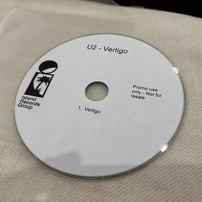 Incredibly Rare U2 - Vertigo White Label Promo CDJ From Island Records UK. • $123.09