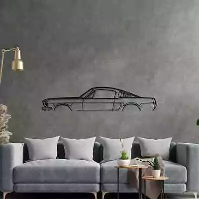 Mustang Fastback 1966 Classic Acrylic Silhouette Wall Art ( Made In USA ) • $263.99