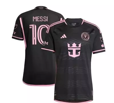 Lionel Messi #10 Inter Miami 24/25 Away Version YOUTH Jersey Black • $35.49