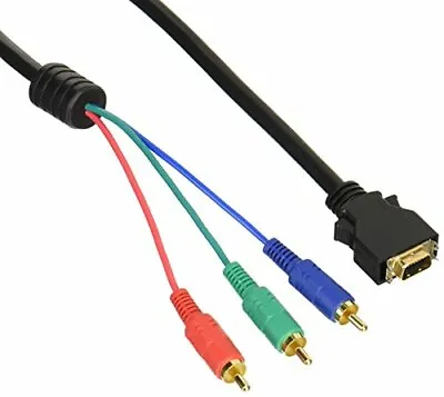 D Terminal (male) Component Conversion Video Cable 1.8m D5 1080P DC-18G Japan • $14.85