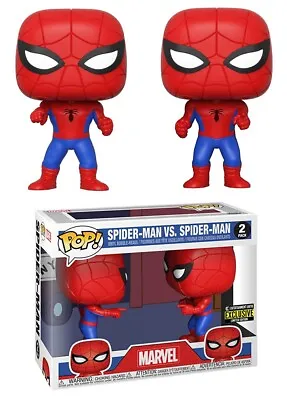 Funko Pop! Marvel SPIDER-MAN Imposter 2-Pack EE Figures NEW & IN UK - GENUINE • £56.95