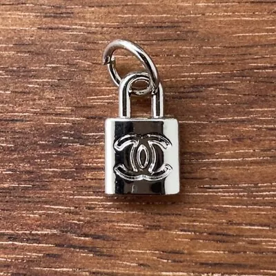 Chanel Silver CC Lock Charm ; 8mm • $20