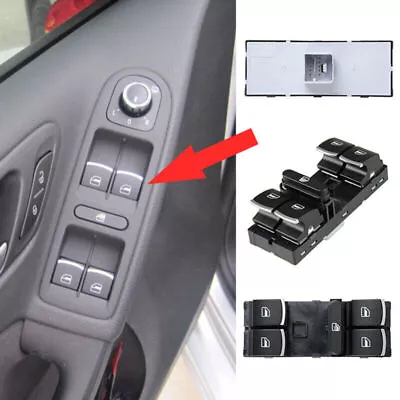 $12.99 • Buy Driver Master Window Control Switch For VW Tiguan Jetta Golf MK5 MK6 Passat B6
