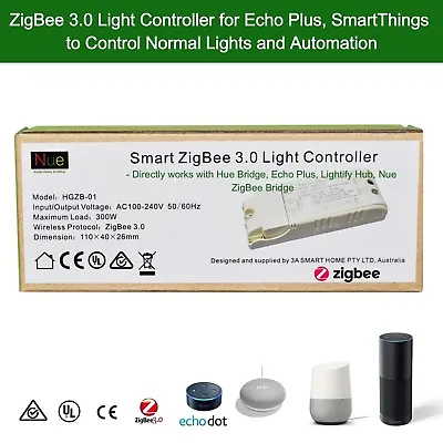  Echo Plus Philips Hue Bridge Compatible Smart ZigBee 3 Light Switch Controller  • $50
