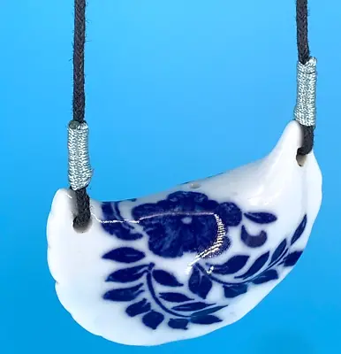 Ceramic Necklace; Dumpling; Asian; Adjustable • $7.89
