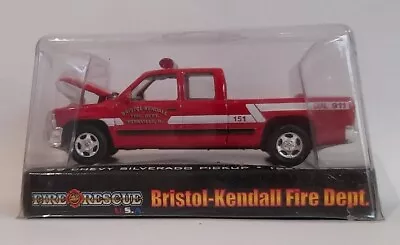 * 1/64 * Racing Champions * 1999 Chevy Silverado * Bristol-Kendall Fire Dept * • $19.99