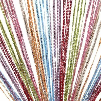 UK Hanging Beaded Curtain String Door Window Curtains Tassel Fly Screen Panel* • £5.85