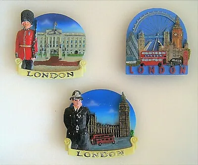 Fridge Magnet Ceramic London Magnets (3 Different Types) • £3.50