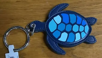 NWT Vera Bradley Blue Island Medallion Turtle Charm- Keyring- Mirror  • $27.99