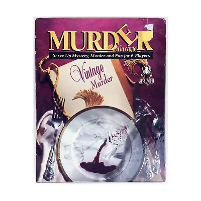 Bepuzzled Boardgame Murder A La Carte - Vintage Murder VG • $30