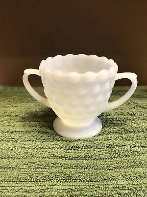 Vintage White Milk Glass Sugar Dish Without Lid • $7.95