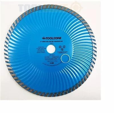 9  230mm Turbo Diamond Angle Grinder Cutting Disc (Wet And Dry) • £11.95