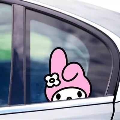 Sanrio My Melody Car Peeker Sticker Cute Kawaii Hello Kitty And Friends SMALL • $10