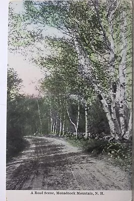 New Hampshire NH Monadnock Mountain Road Scene Postcard Old Vintage Card View PC • $0.50