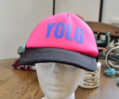 $9.99 • Buy Vintage 2010s YOLO Mesh Trucker's Cap Baseball Cap Swag Hypebeast Drake